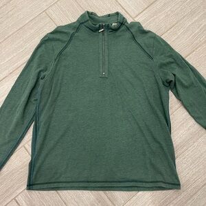Tommy Bahama Sage Green Quarter-Zip Pullover